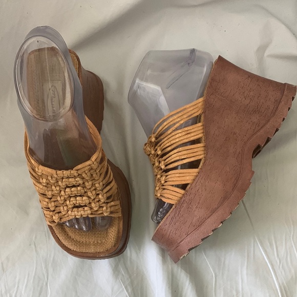 90’s/Y2K Vintage Chunky Platform Sandals/Mules - Picture 10 of 10